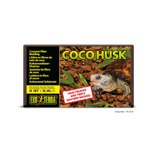 엑소테라 압축 코코허스크8.8L, 코코넛바닥재, 육지거북, 도마뱀용품